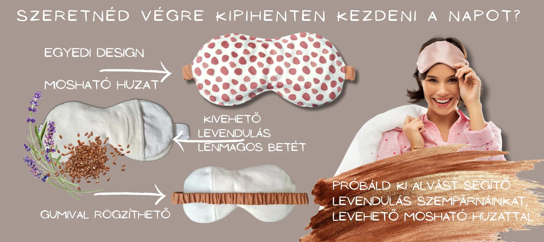 LEVENDULÁS SZEMPÁRNÁK