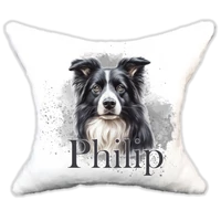 Plüss párna kutyás-névvel is rendelhető Border Collie