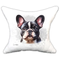 Plüss párna kutyás-névvel is rendelhető Boston Terrier