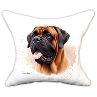 Plüss párna kutyás-névvel is rendelhető Bullmastiff