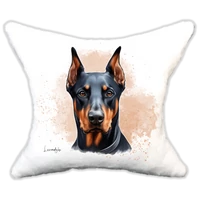 Plüss párna kutyás-névvel is rendelhető Doberman