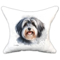 Plüss párna kutyás-névvel is rendelhető Havanese