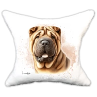 Plüss párna kutyás-névvel is rendelhető Shar pei