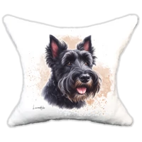 Plüss párna kutyás-névvel is rendelhető Skót terrier