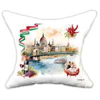 Plüss párna Hungary Budapest parlament paprika táncosok