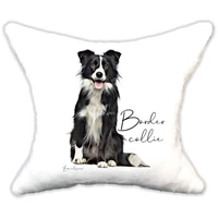 Plüss párna  kutyás Border collie