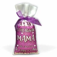 Hűtőmágnes & illatzsák levendulával-A világnak csak egy Mama vagy....