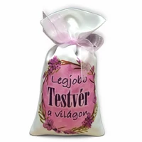 Hűtőmágnes & illatzsák levendulával-Legjobb Testvér