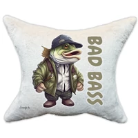 Plüss párna Horgász Bad Bass