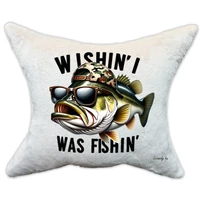 Plüss párna Horgász csónak  Fishing