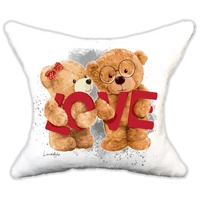 Plüss párna Menő maci-love