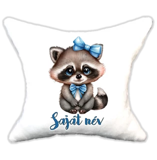 Plüss párna Mosómaci fiú -Saját névvel is rendelhető