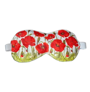 Levendulás szempárna mosható huzattal Pipacsmező