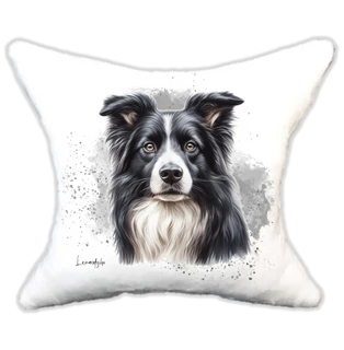 Plüss párna kutyás-névvel is rendelhető Border Collie