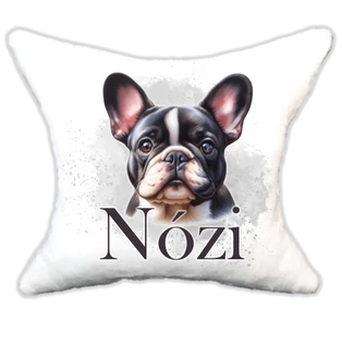Plüss párna kutyás-névvel is rendelhető Boston Terrier