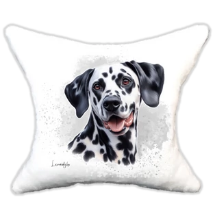 Plüss párna kutyás-névvel is rendelhető Dalmata