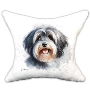 Plüss párna kutyás-névvel is rendelhető Havanese