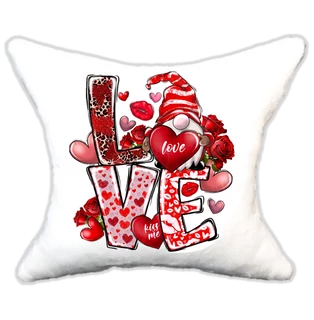 szerelmes manó love , plüsspárna, cuki  párna valentin napra, levandy