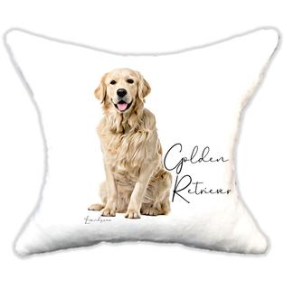 Plüss párna  kutyás Golden retriever