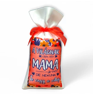 Hűtőmágnes &amp; illatzsák levendulával-A világnak csak egy Mama vagy....2