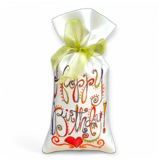 Hűtőmágnes &amp; illatzsák levendulával-Happy Birthday