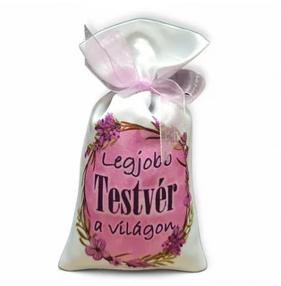 Hűtőmágnes &amp; illatzsák levendulával-Legjobb Testvér