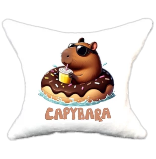 Plüss párna Capybara fánk strand