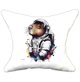 Plüss párna Capybara űrhajós