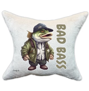 Plüss párna Horgász Bad Bass