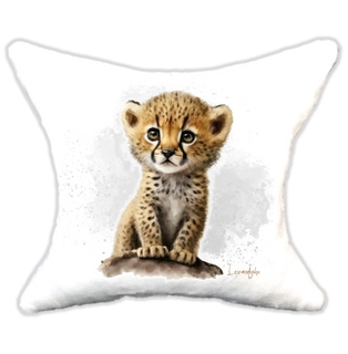 Plüss párna leopárd-névvel is rendelhető 