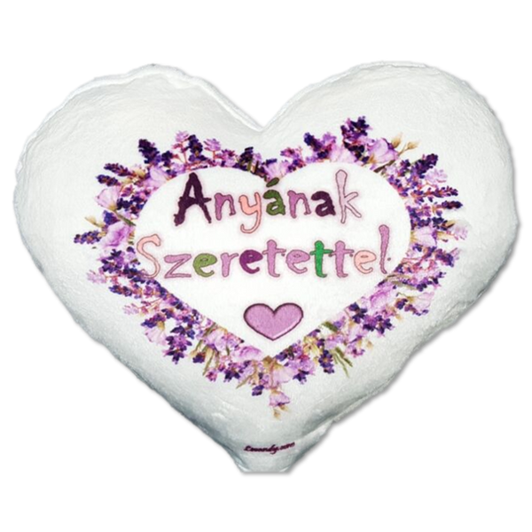 Plüss párna Szív Anyának Szeretettel
