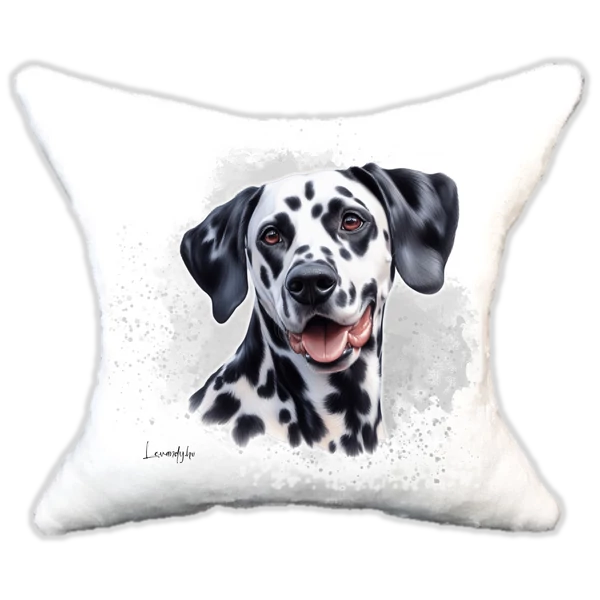 Plüss párna kutyás-névvel is rendelhető Dalmata