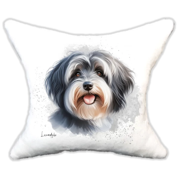 Plüss párna kutyás-névvel is rendelhető Havanese