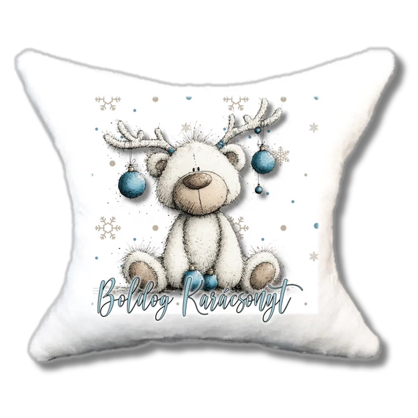 Macika rénszarvas cuki plüsspárna, 