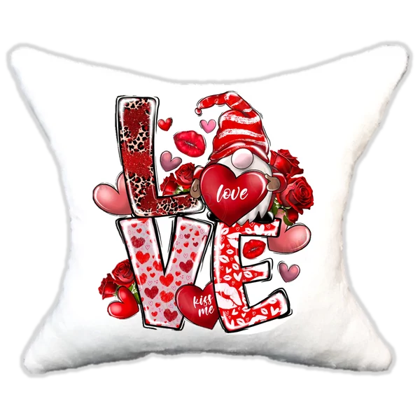 szerelmes manó love , plüsspárna, cuki  párna valentin napra, levandy