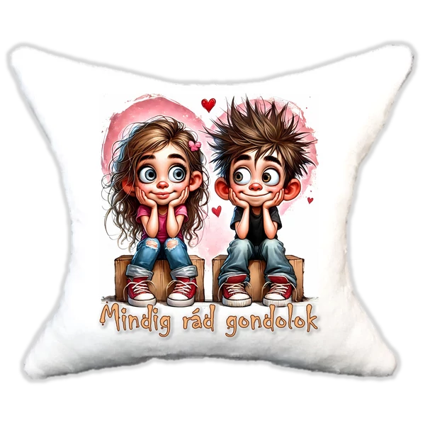 szerelmes pár, plüsspárna, cuki  párna valentinnapra, levandy