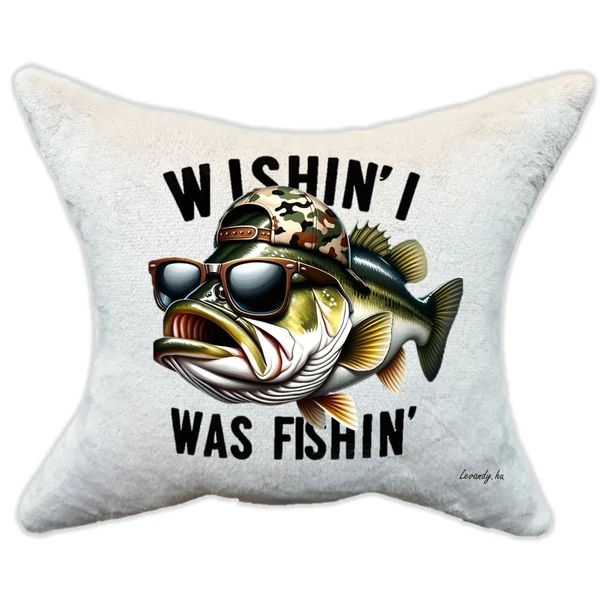 Plüss párna Horgász csónak  Fishing