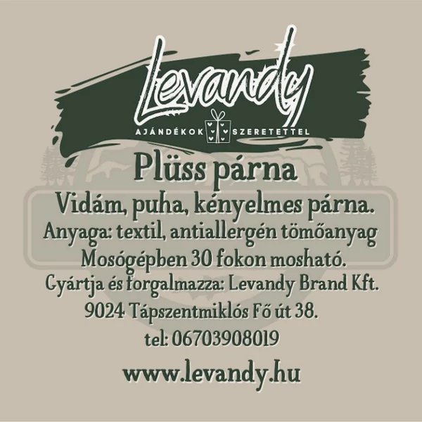 Plüss párna Horgász süllő