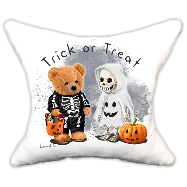 Plüss párna Menő maci-trick or treat
