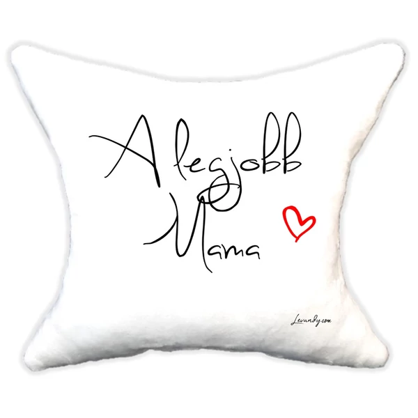 Plüss párna A legjobb Mama