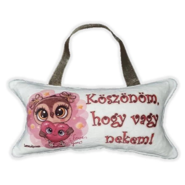 Mini Üzenő párna köszönöm,hogy vagy nekem