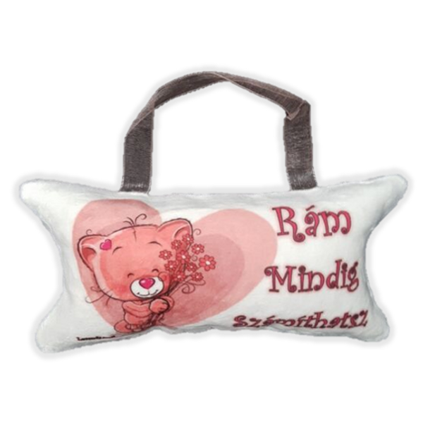 Mini Üzenő párna Rám mindig számíthatsz