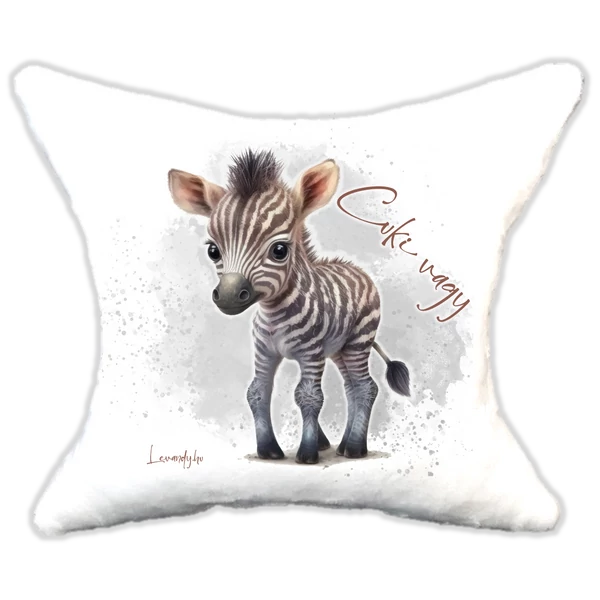 Plüss párna zebra-névvel is rendelhető 