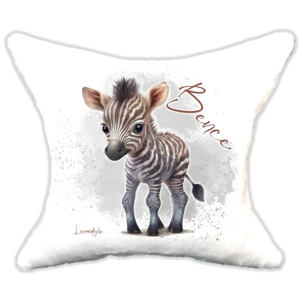 Plüss párna zebra-névvel is rendelhető 